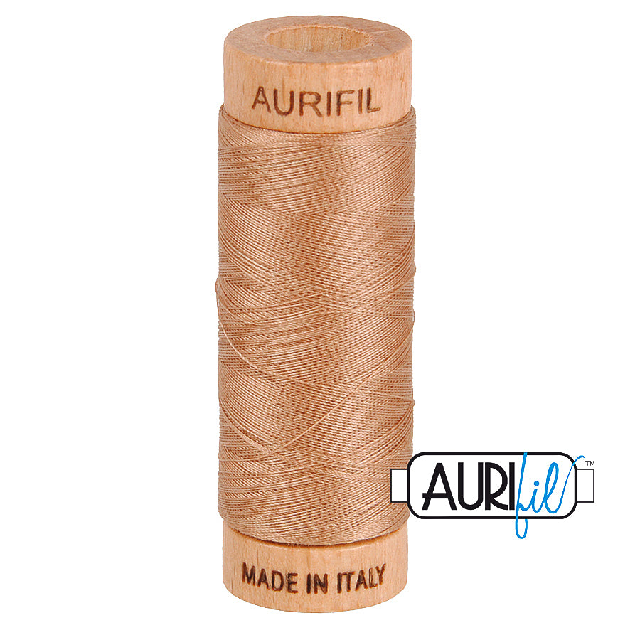2340 CAFE' AU LAIT 80 WT MAKO COTTON SMALL SPOOL | 280 MT.