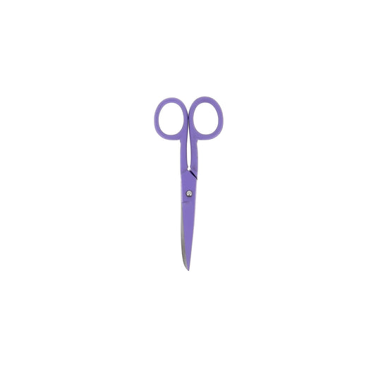 SCISSORS COLOR FLAT BLADES 4 1/2" PURPLE