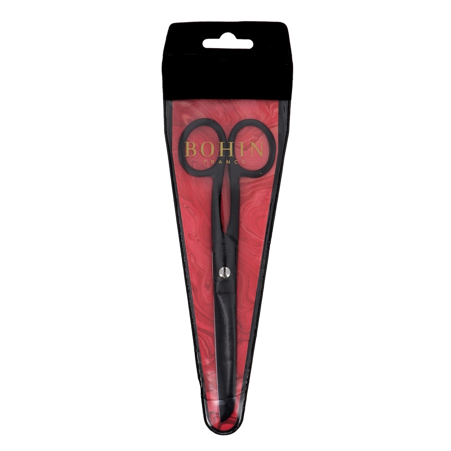 SCISSORS COLOR FLAT BLADES 7" BLACK