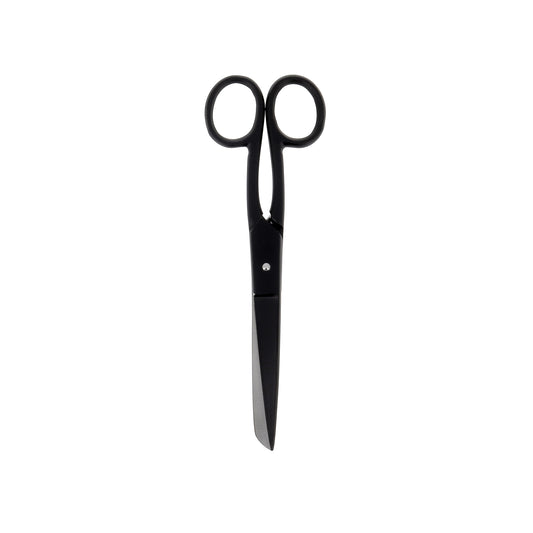 SCISSORS COLOR FLAT BLADES 7" BLACK