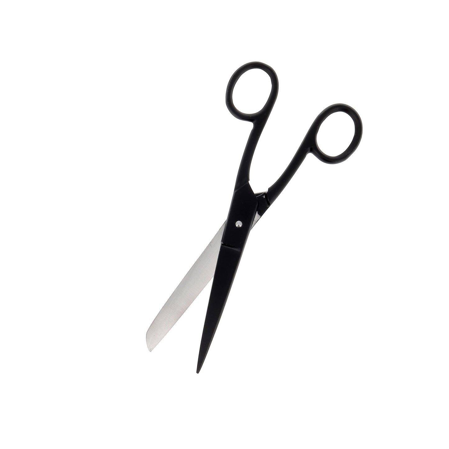 SCISSORS COLOR FLAT BLADES 7" BLACK