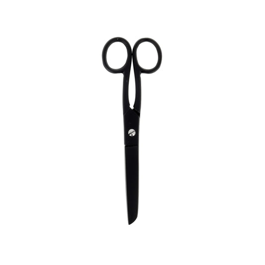 SCISSORS COLOR FLAT BLADES 7" BLACK
