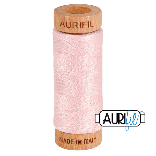 2410 PALE PINK 80 WT MAKO COTTON SMALL SPOOL | 280 MT.