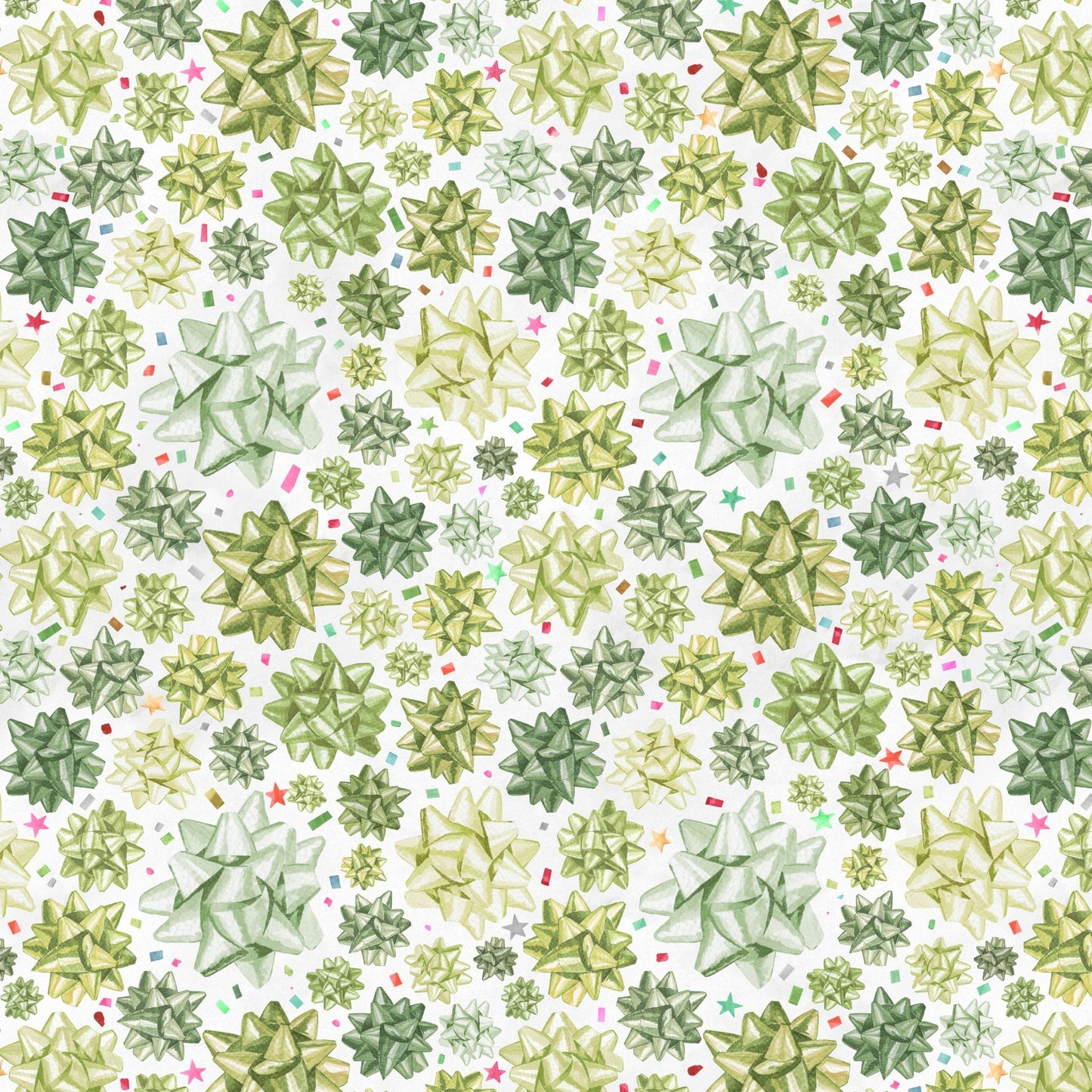 2444-63 Christmas in Color Stick on Bows