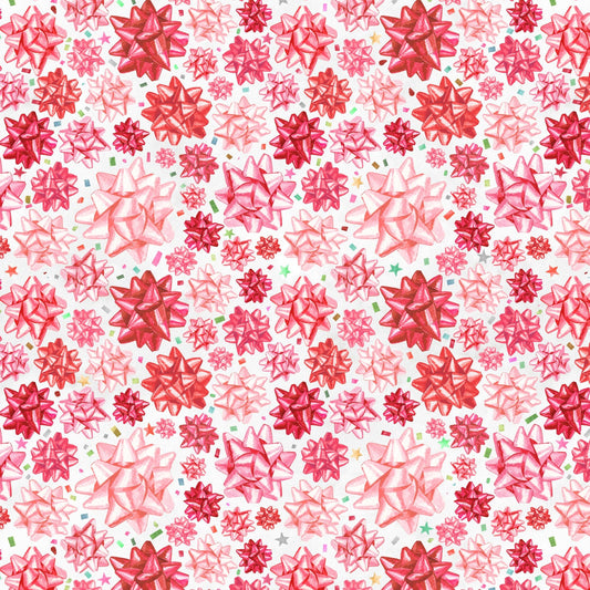 2444-84 Christmas in Color Stick on Bows