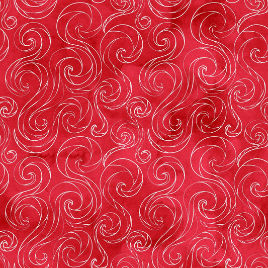 2452-82 Christmas in Color Small Swirls