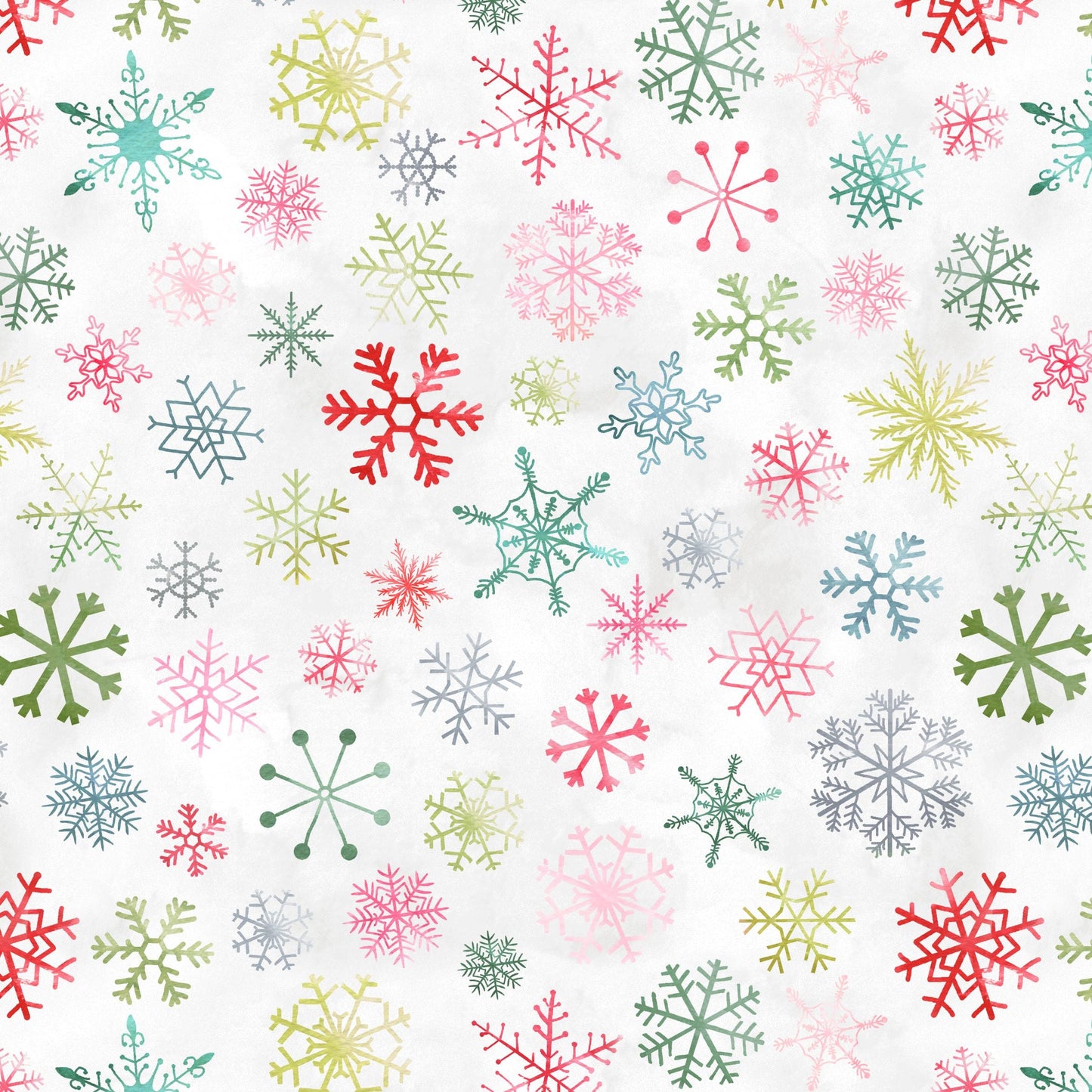2457-108 Christmas in Color Snowflakes