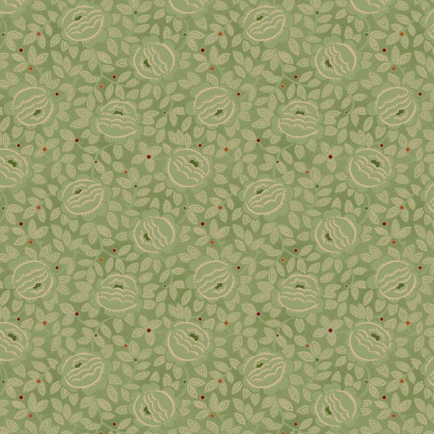 2463-66 Harvest Thyme Cabbage Rose