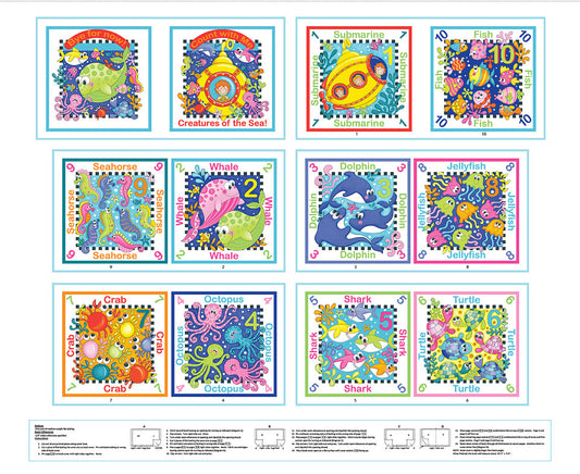 2482BP-01 Little Readers 9 Count with me Book