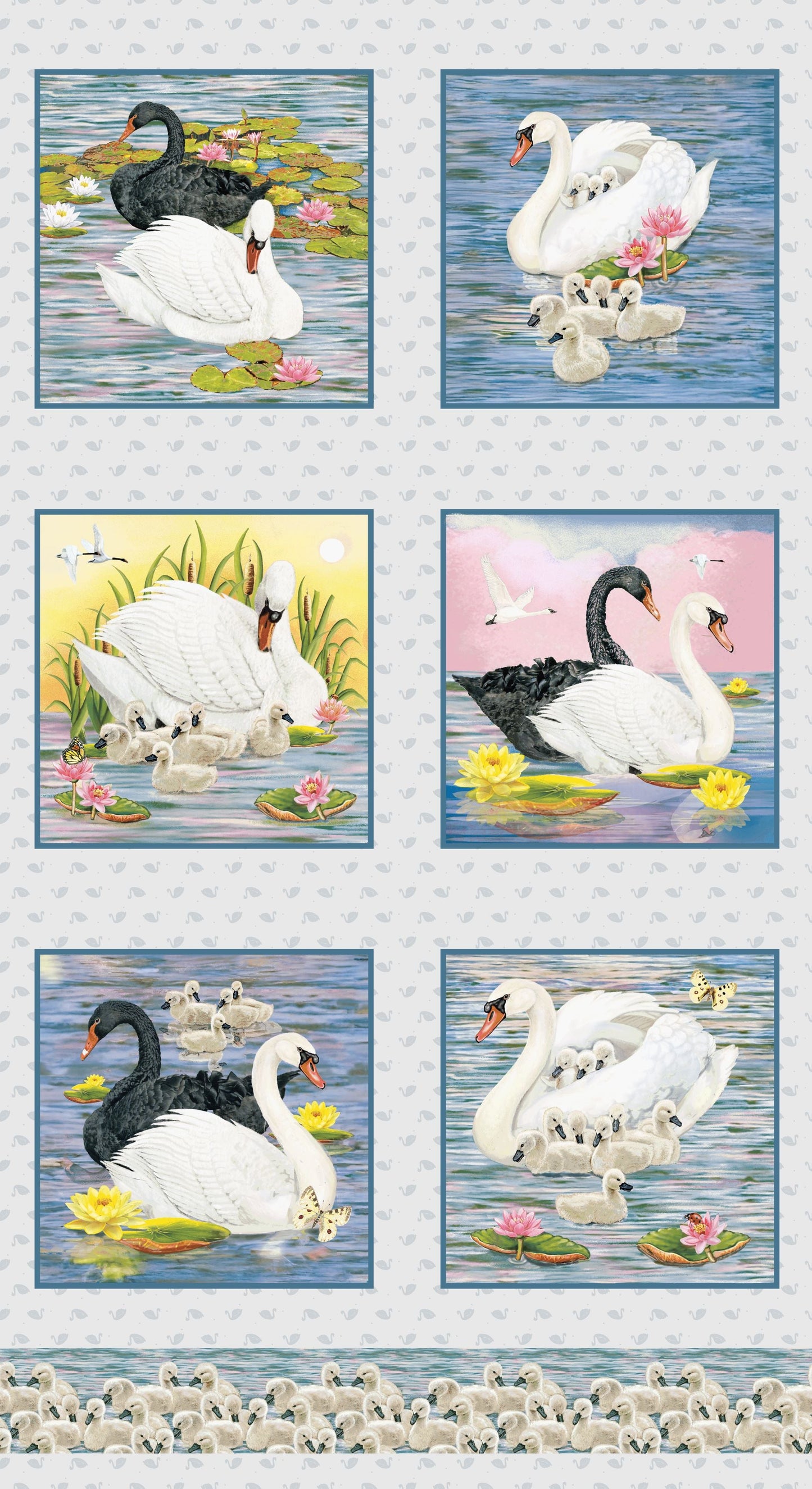2495B-73 Swan Sanctuary Blocks