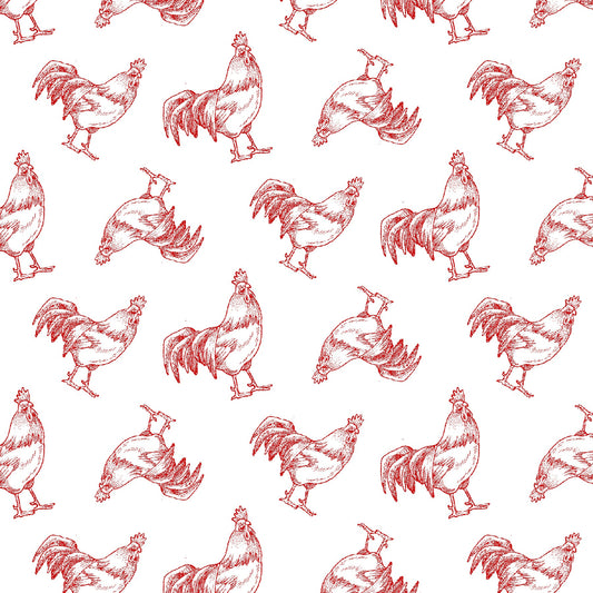 2499-08 Green Acres Tossed Rooster