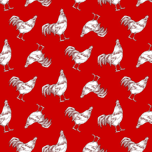 2499-80 Green Acres Tossed Rooster