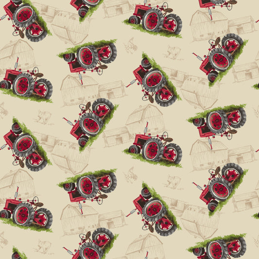 2502-83 Green Acres Tossed Tractor