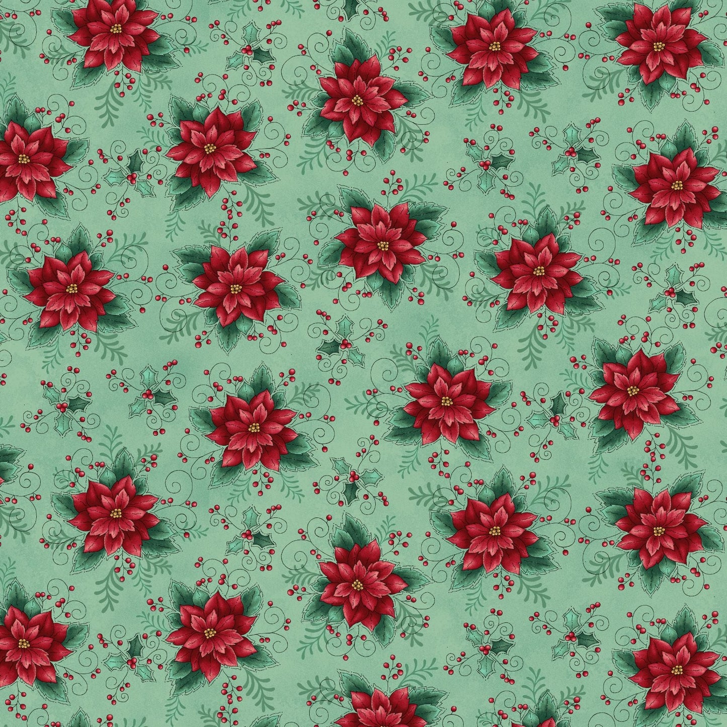 2534-17 Gifts of Gratitude Poinsettias Toss