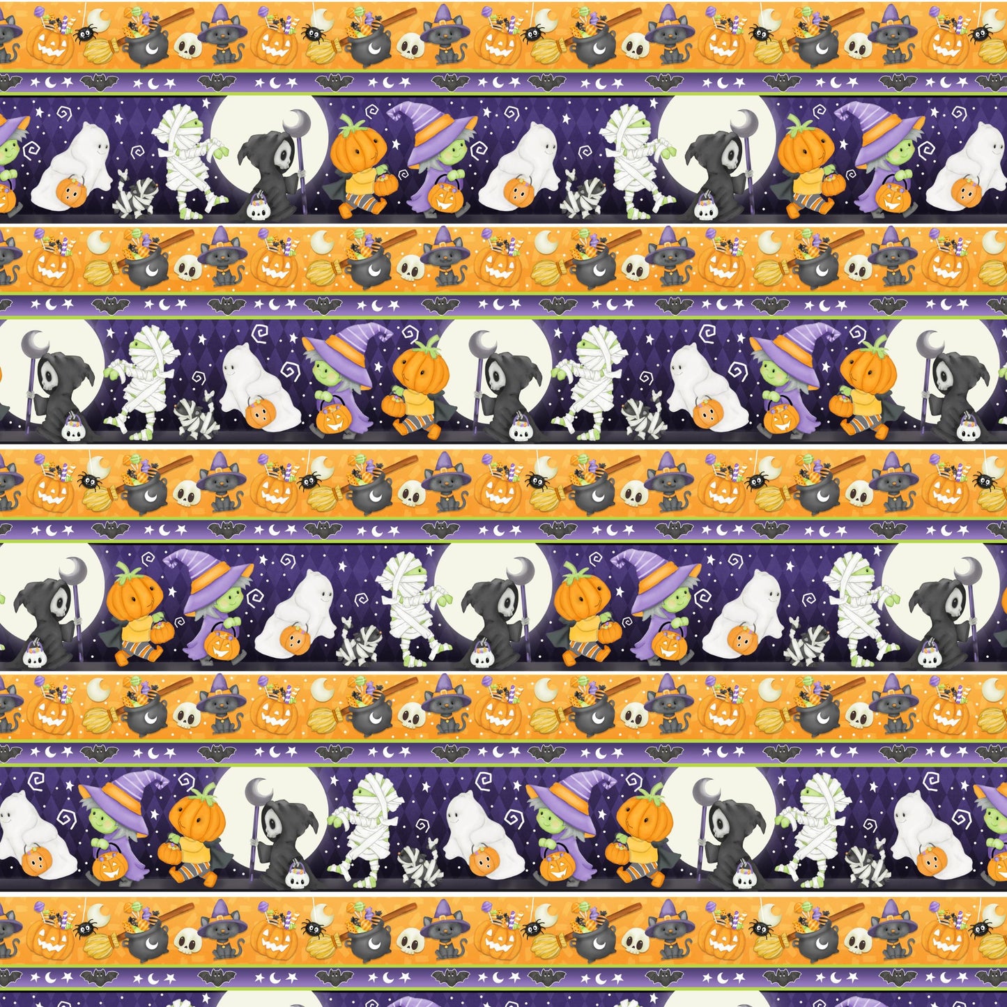 2556G-53 Moonlight  Mischief Novelty Stripe Glow