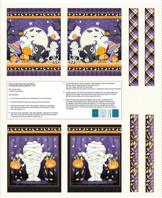 2565PG-59 Moonlight  Mischief Trick or Treat Bag Glow