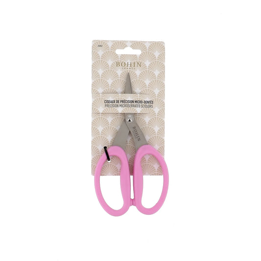 SERRATED SCISSORS FOR QUILTING 6 3/4''-PINK-Blister