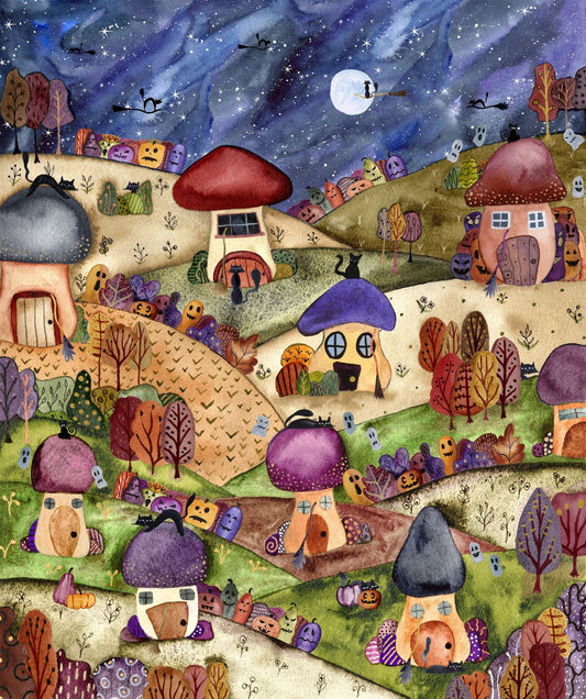 2603P-104 Cat House - Digital Toadstool Cat House Panel