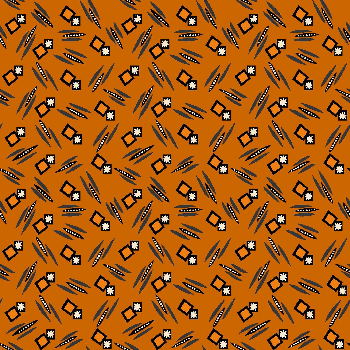 2609-39 Mr. Moon Squares & Stars Geo