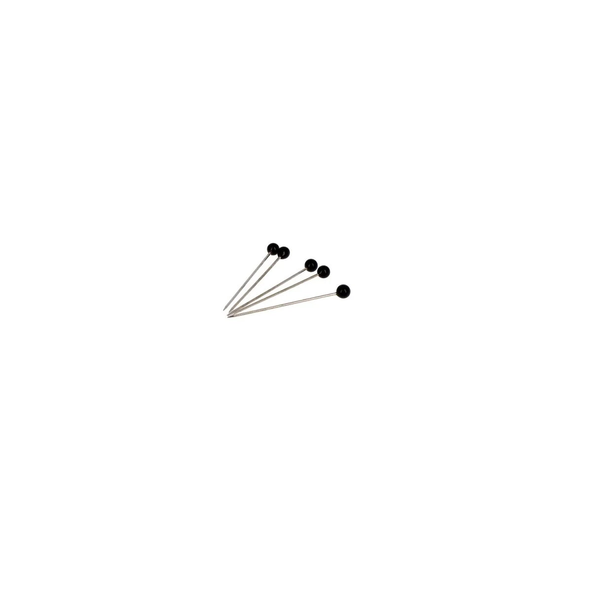 BLACK GLASS HEAD PINS BOX 1 Kg