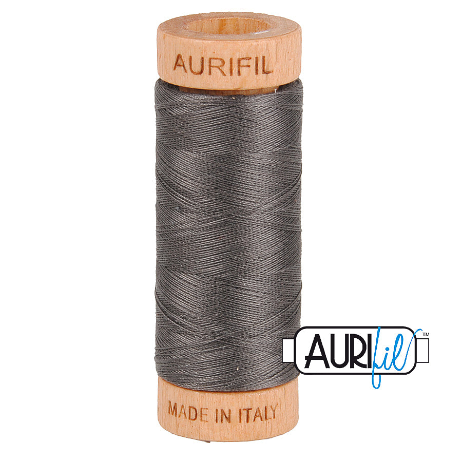 2630 DARK PEWTER 80 WT MAKO COTTON SMALL SPOOL | 280 MT.