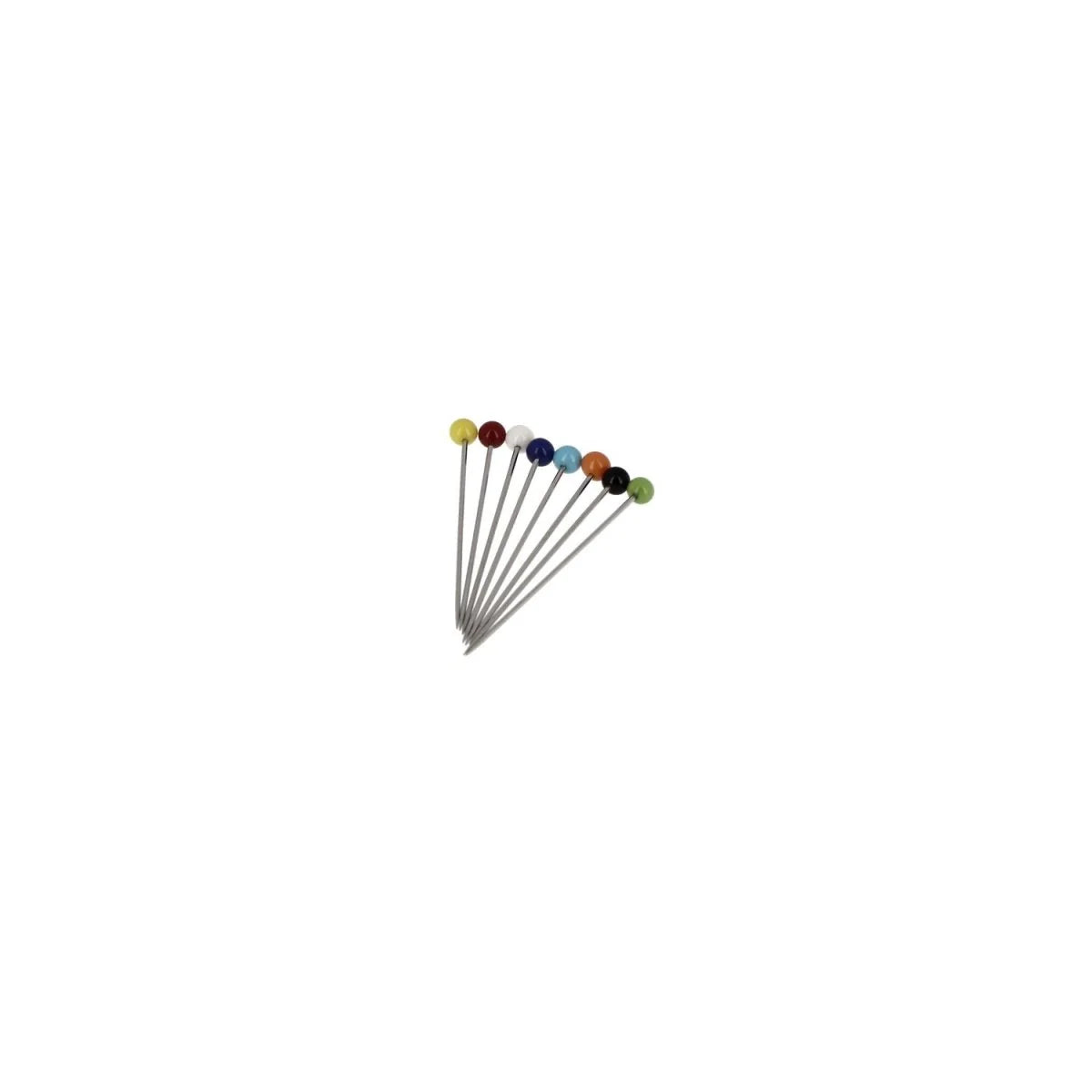 ASSORT. GLASS HD PINS BOX 250G