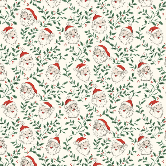 2656-68 Greetings at Christmastide Santa Faces