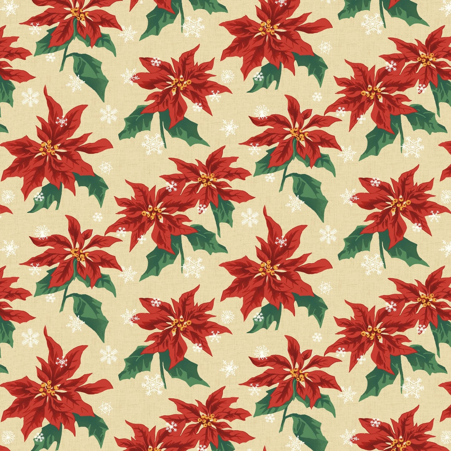2658-48 Greetings at Christmastide Pointsettia