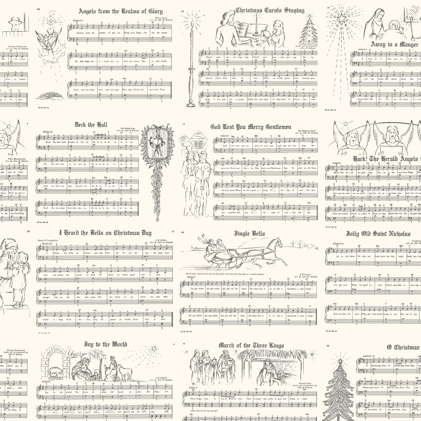 2659-09 Greetings at Christmastide Music