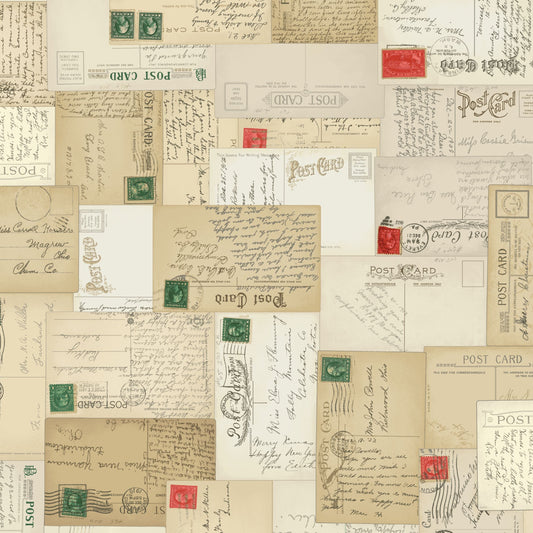 2665-44 Greetings at Christmastide Postcard Collage