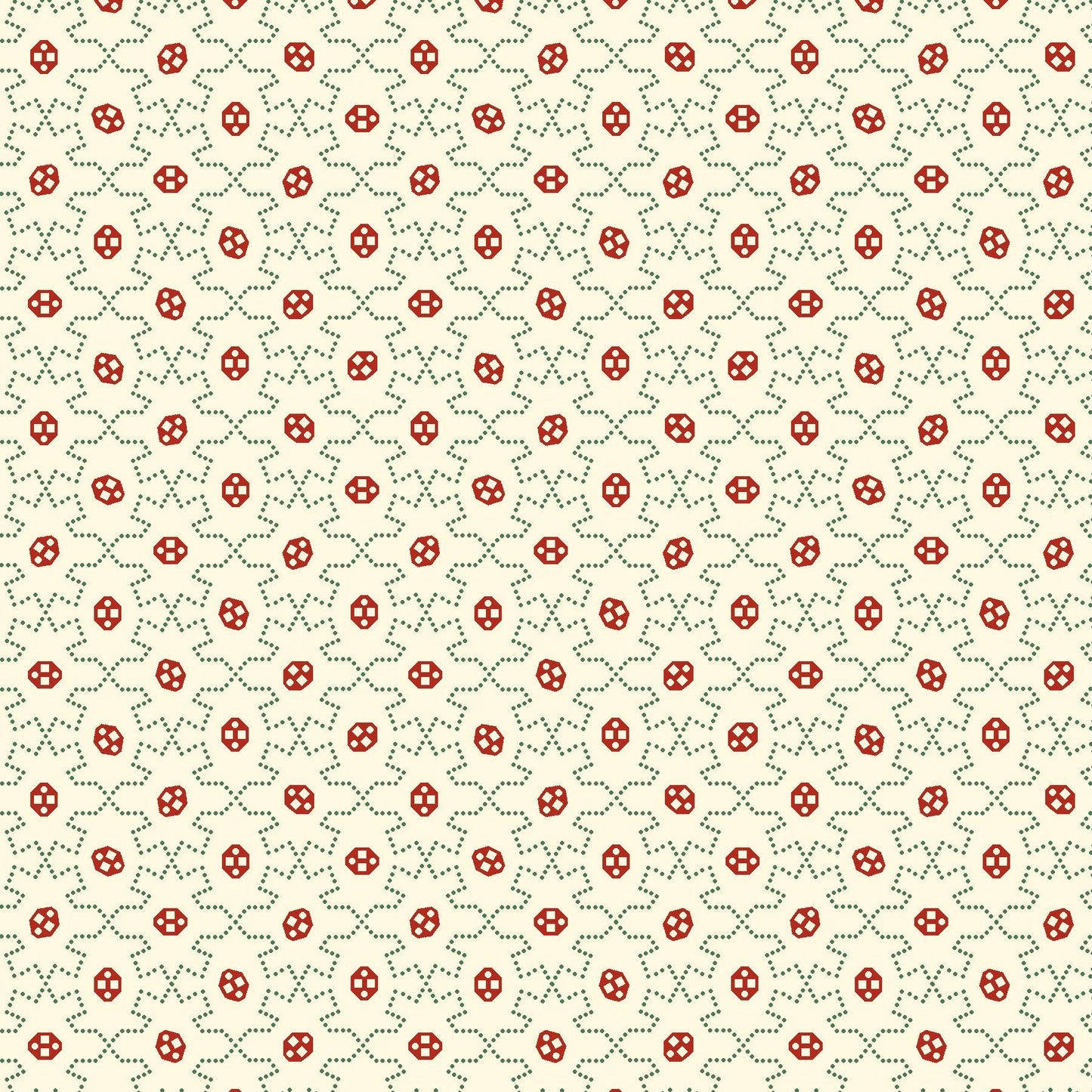 2666-40 Greetings at Christmastide Geometric