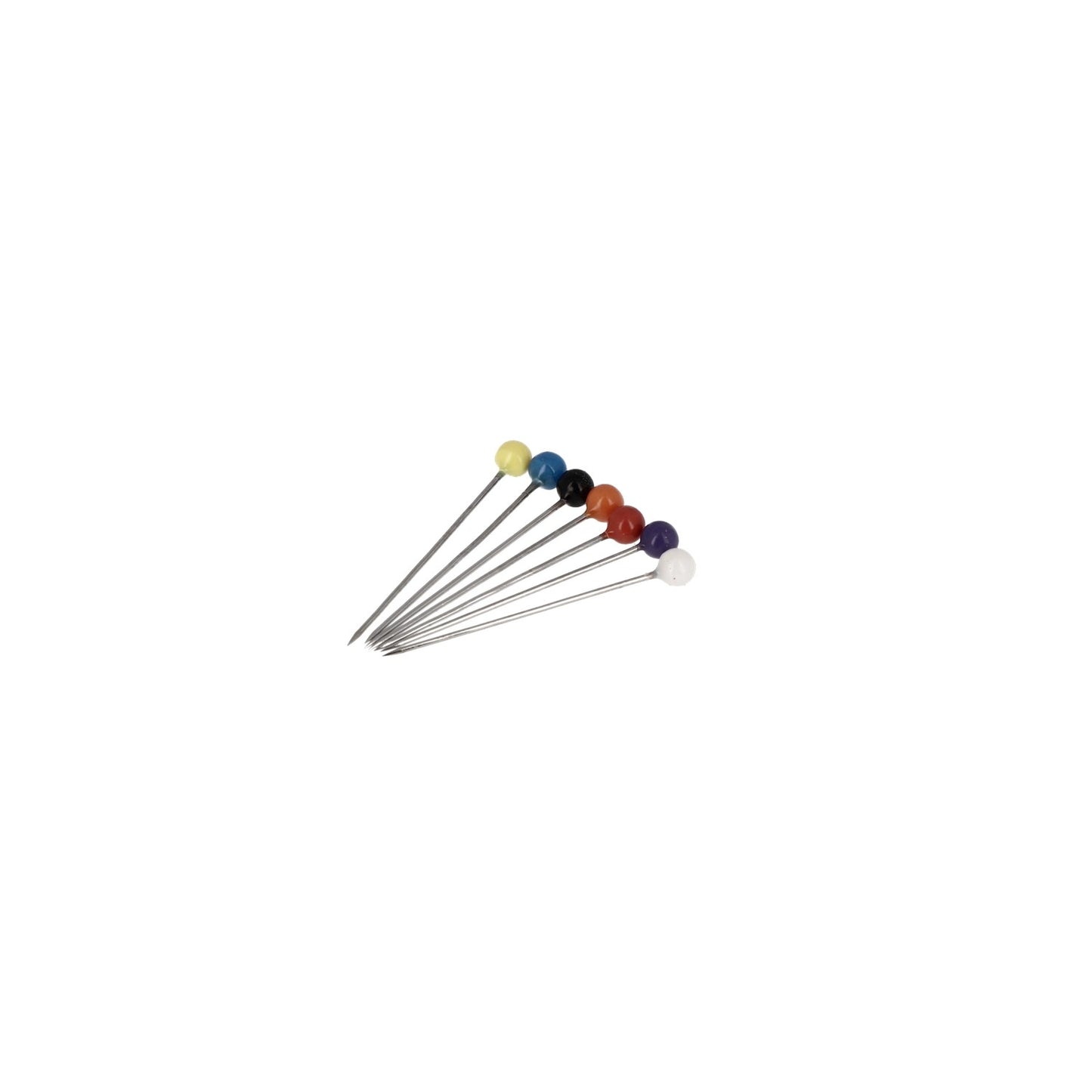 PLASTIC HEAD PINS 34mm x 10G