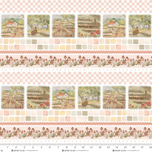 2671-26 Strawberry Lane Novelty Stripe