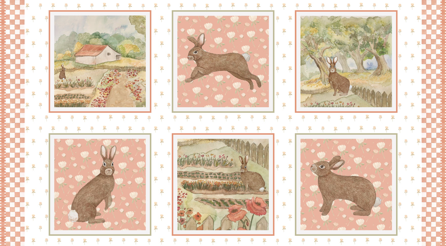 2680B-26 Strawberry Lane Block Panel