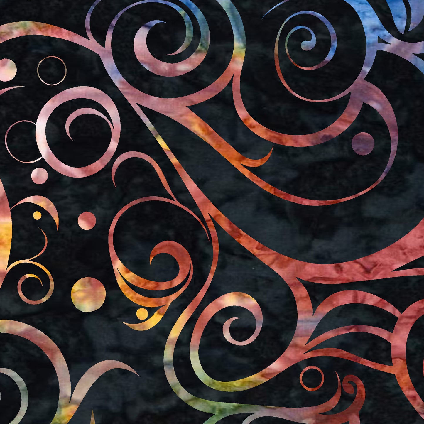 2709-108 Easy Breezy 118 Inch Swirl & Dot