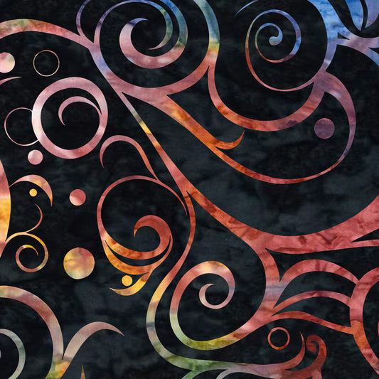 2709-108 Easy Breezy 118 Inch Swirl & Dot
