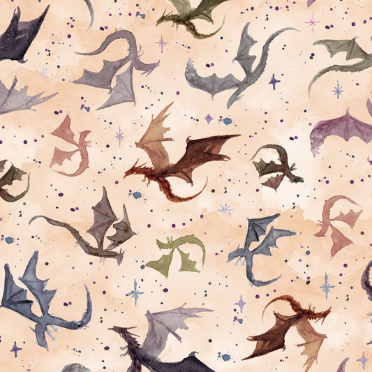 2712-48 Land Called Honah Lee Dragon Allover