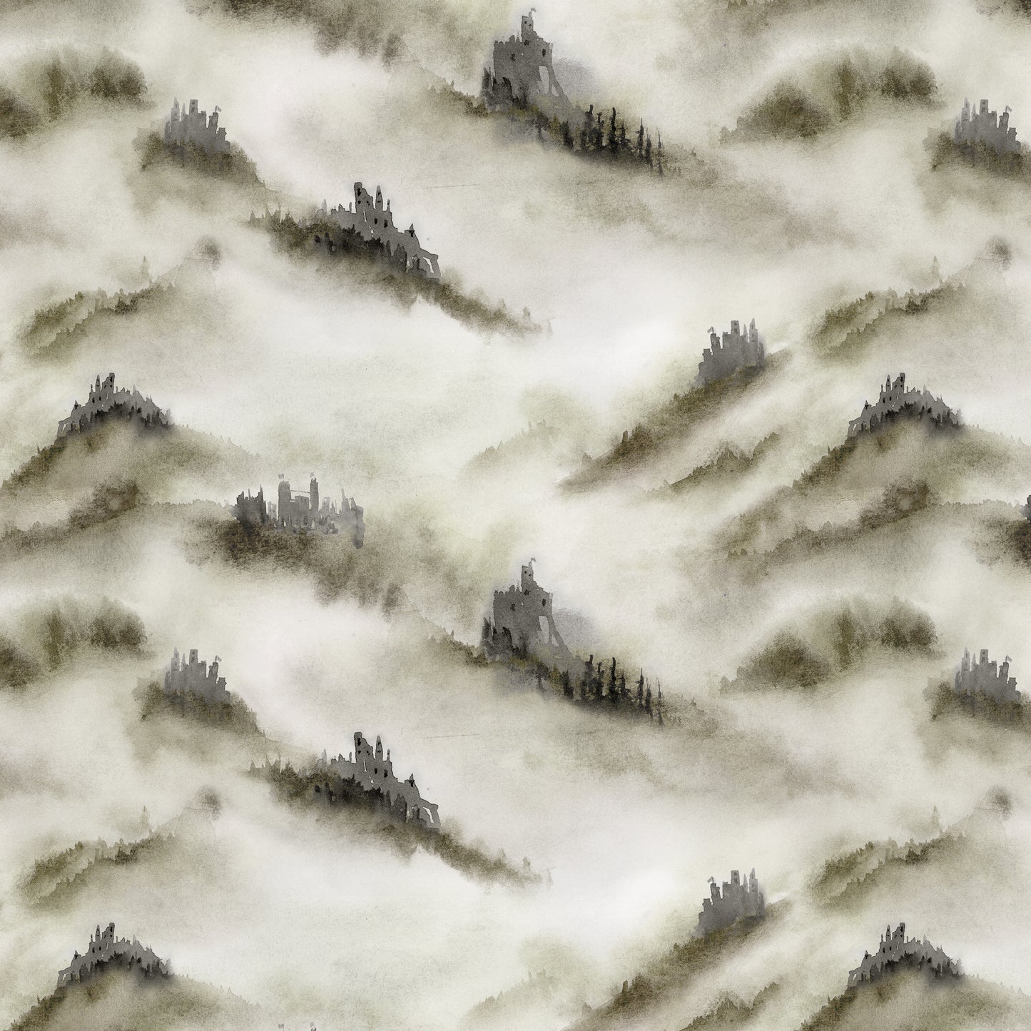 2714-62 Land Called Honah Lee Misty Castle Landscape