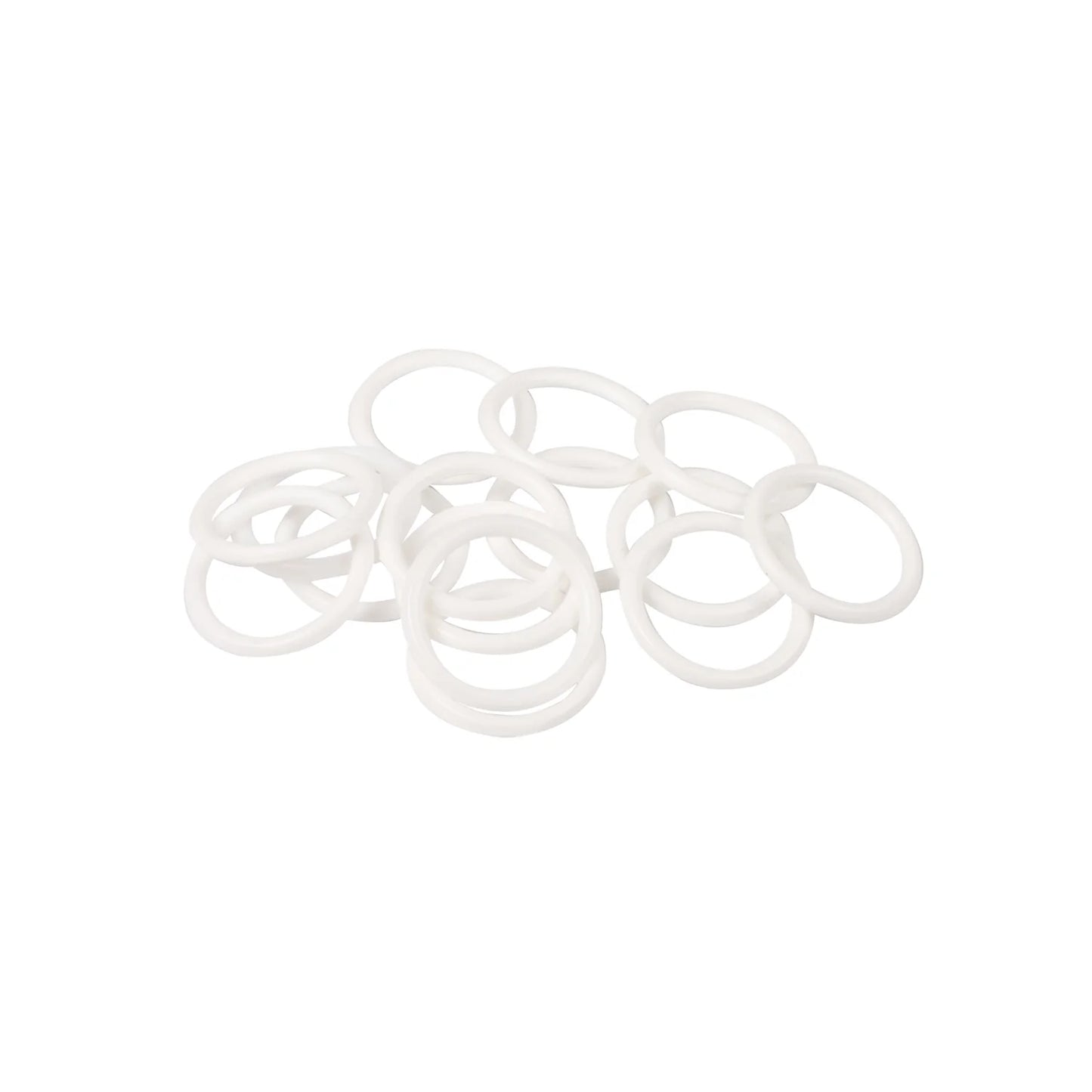 RINGS WHITE PLAST 40x50 x100