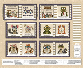 2720BP-44 Little Readers 8 Elyse Joins the Glasses Gang Book Panel