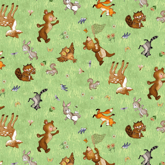 2727-66 Happy Campers Frolicking Friends