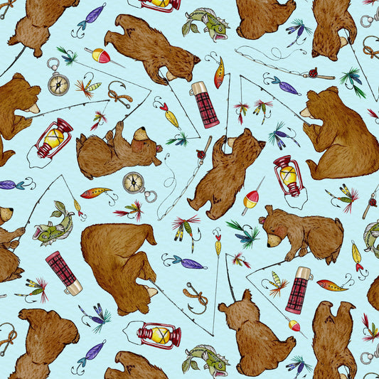 2728-13 Happy Campers Bears and Bobbers