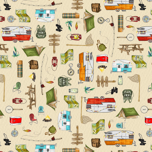 2731-36 Happy Campers Camping Supplies