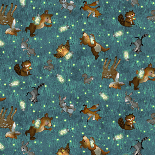 2734-76 Happy Campers Friends and Fireflies