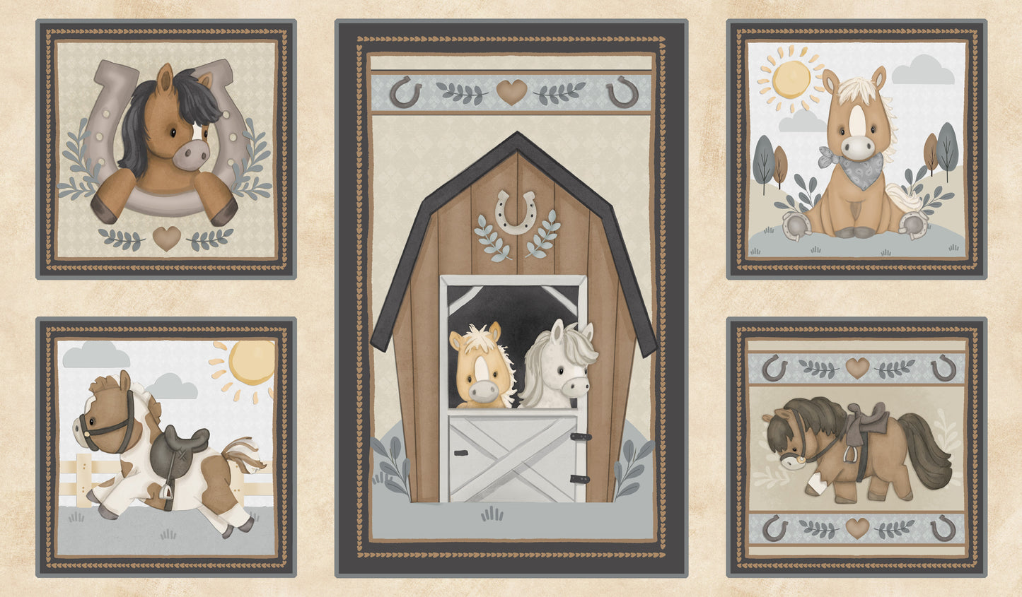 2743B-49 Tiny Trots Block Panel