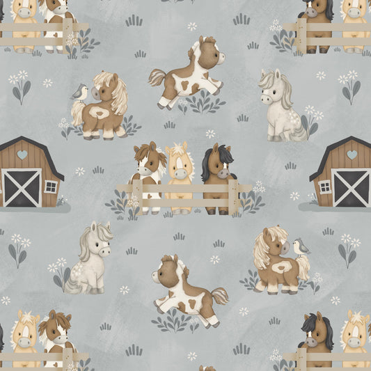 2745-90 Tiny Trots Ponies in Pasture