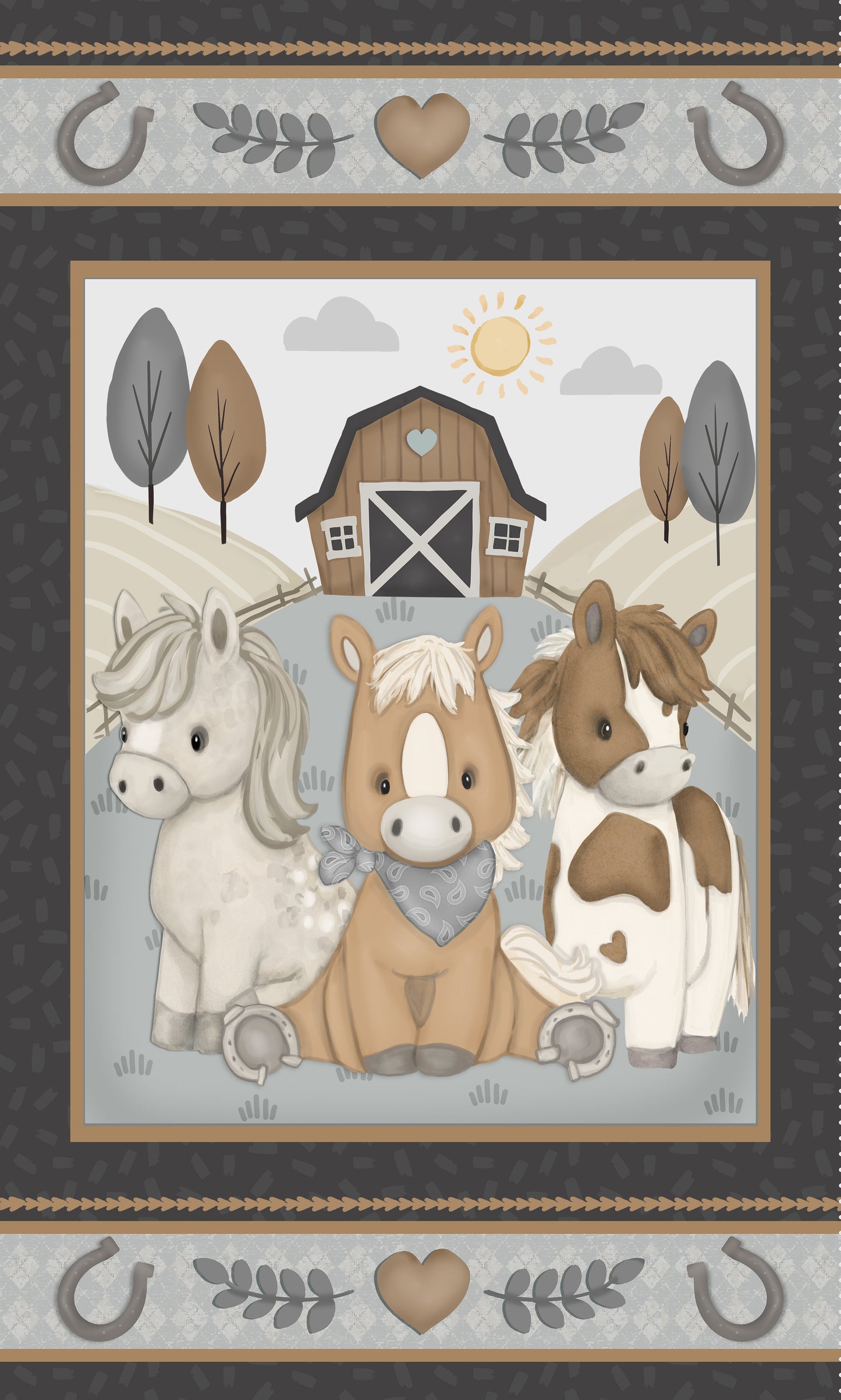 2752P-49 Tiny Trots Pony Panel