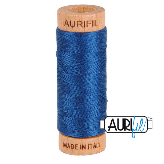 2783 MEDIUM DELFT BLUE 80 WT MAKO COTTON SMALL SPOOL | 280 MT.