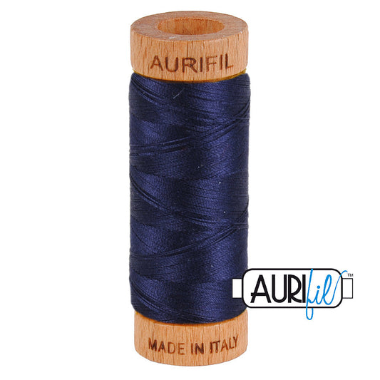 2785 VERY DARK NAVY 80 WT MAKO COTTON SMALL SPOOL | 280 MT.