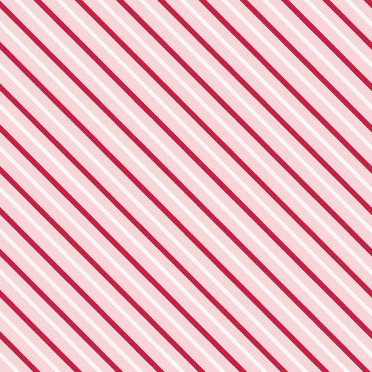 2795-28 Pedals & Passion Diagonal Stripe
